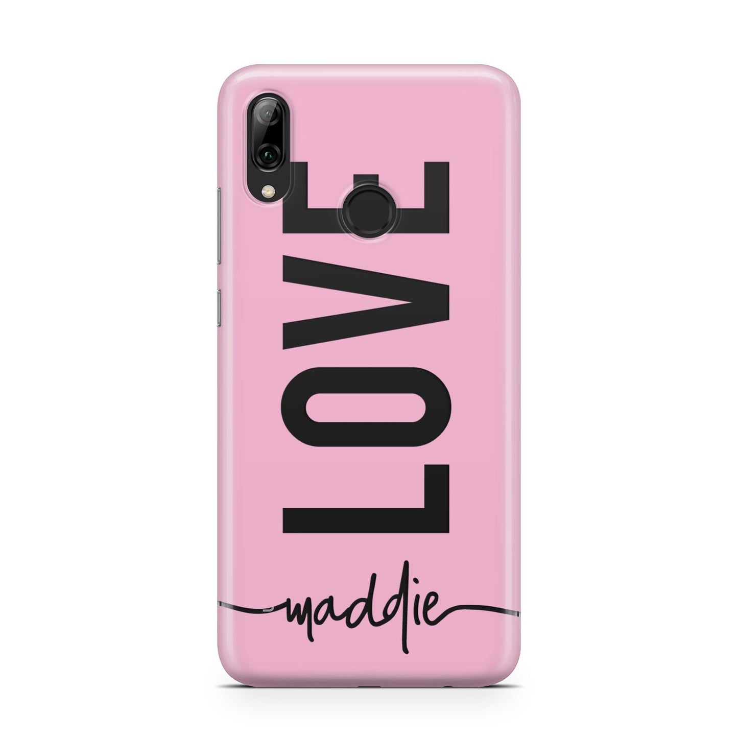 Personalised Love See Through Name Huawei Y7 2019