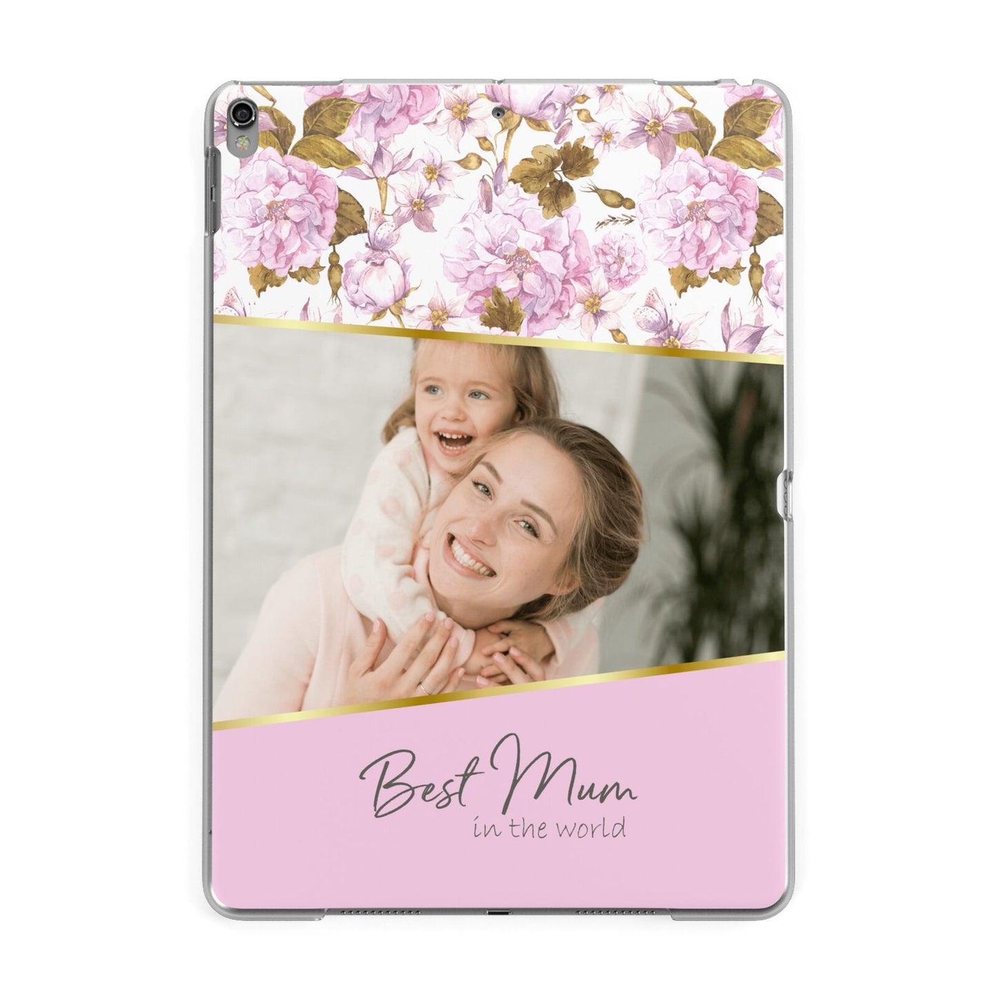 Personalised Love You Mum Apple iPad Grey Case