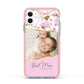 Personalised Love You Mum Apple iPhone 11 in White with Pink Impact Case