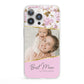 Personalised Love You Mum iPhone 13 Pro Clear Bumper Case