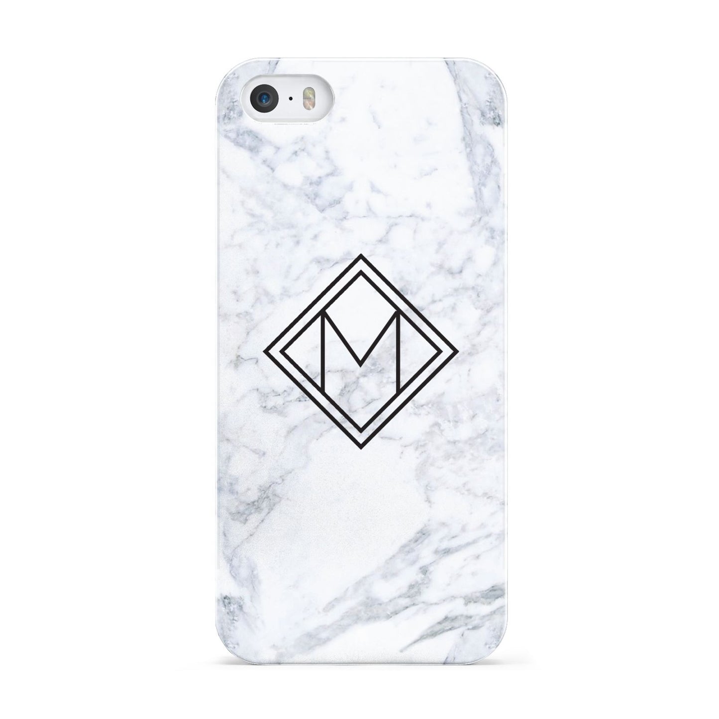 Personalised Marble Customised Initials Apple iPhone 5 Case