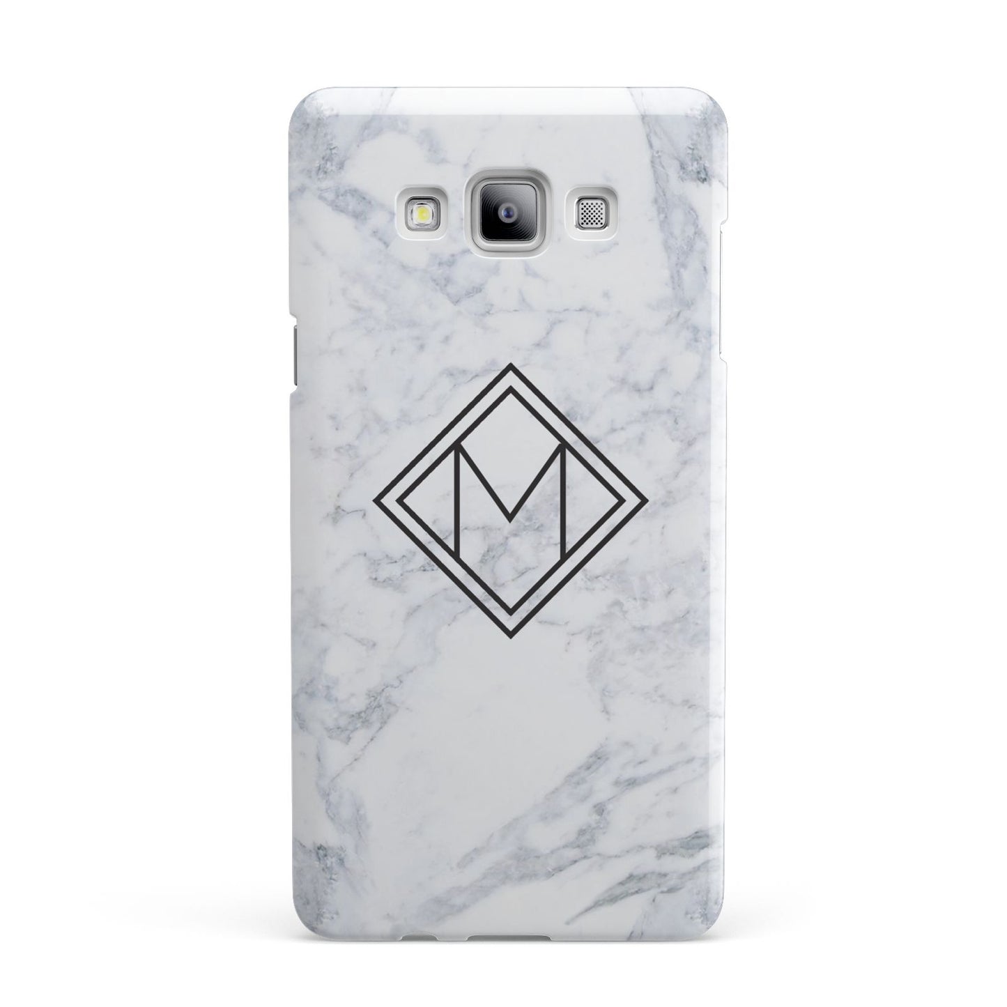 Personalised Marble Customised Initials Samsung Galaxy A7 2015 Case