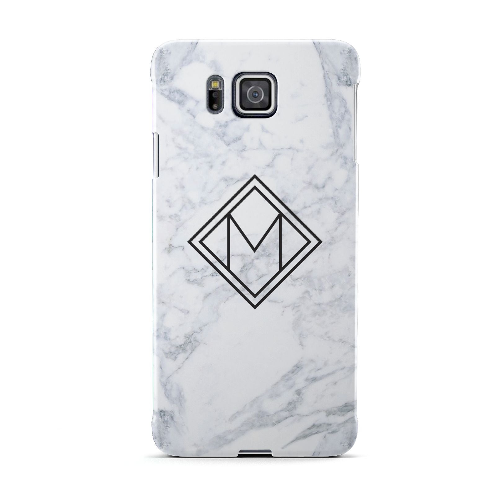 Personalised Marble Customised Initials Samsung Galaxy Alpha Case