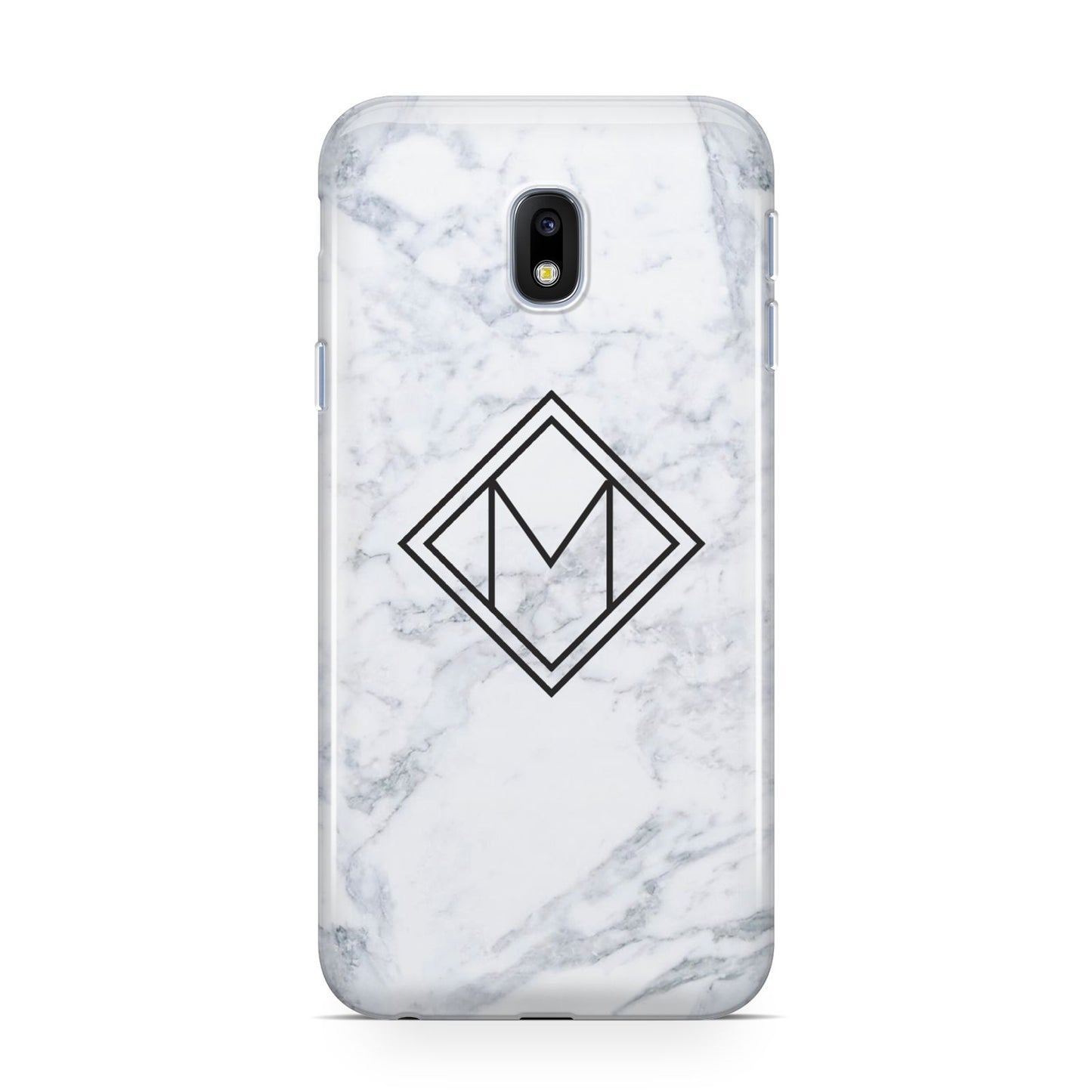 Personalised Marble Customised Initials Samsung Galaxy J3 2017 Case