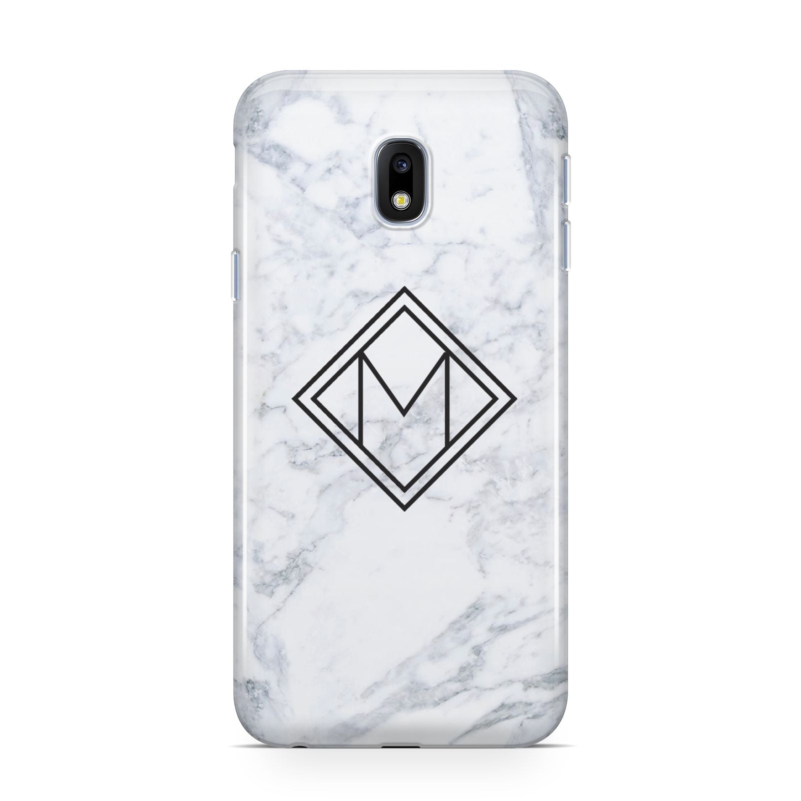 Personalised Marble Customised Initials Samsung Galaxy J3 2017 Case