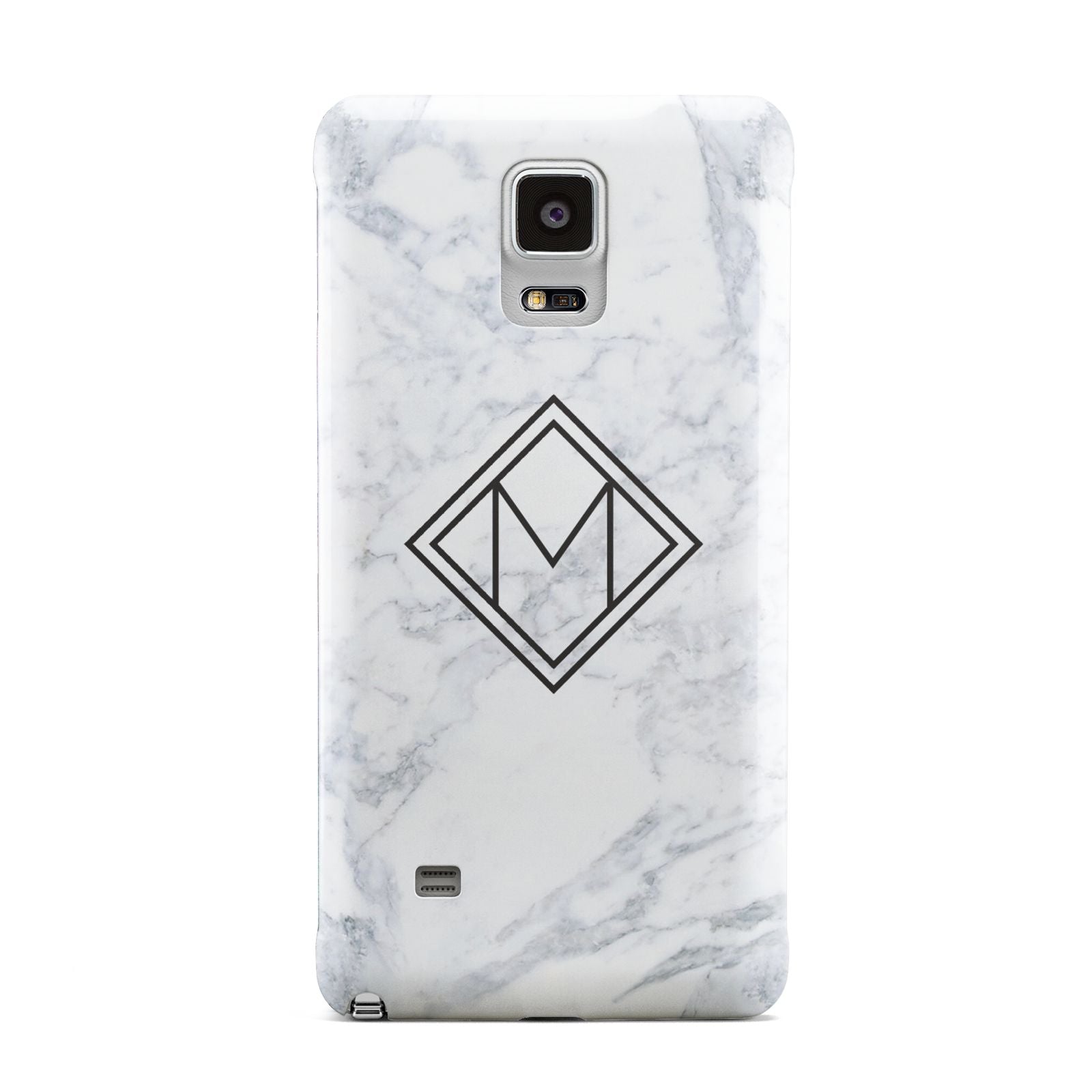 Personalised Marble Customised Initials Samsung Galaxy Note 4 Case