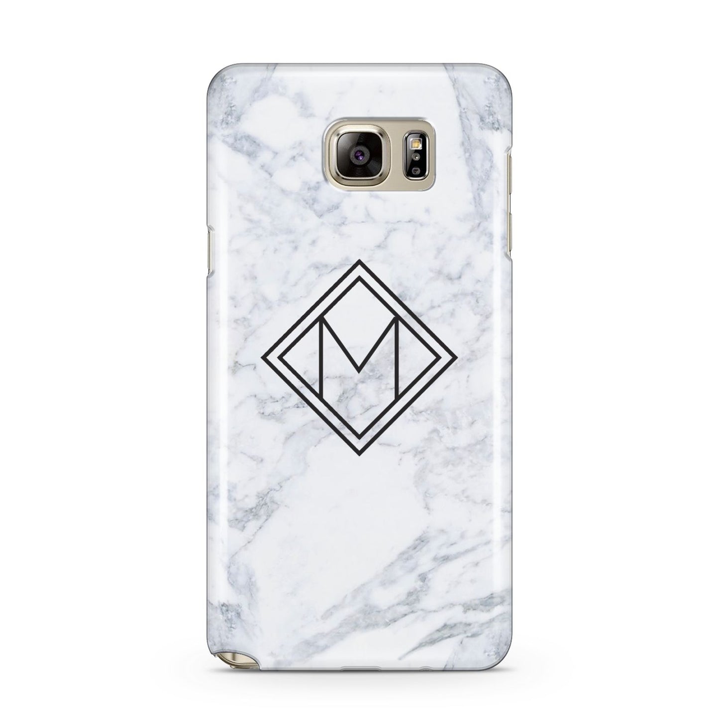 Personalised Marble Customised Initials Samsung Galaxy Note 5 Case