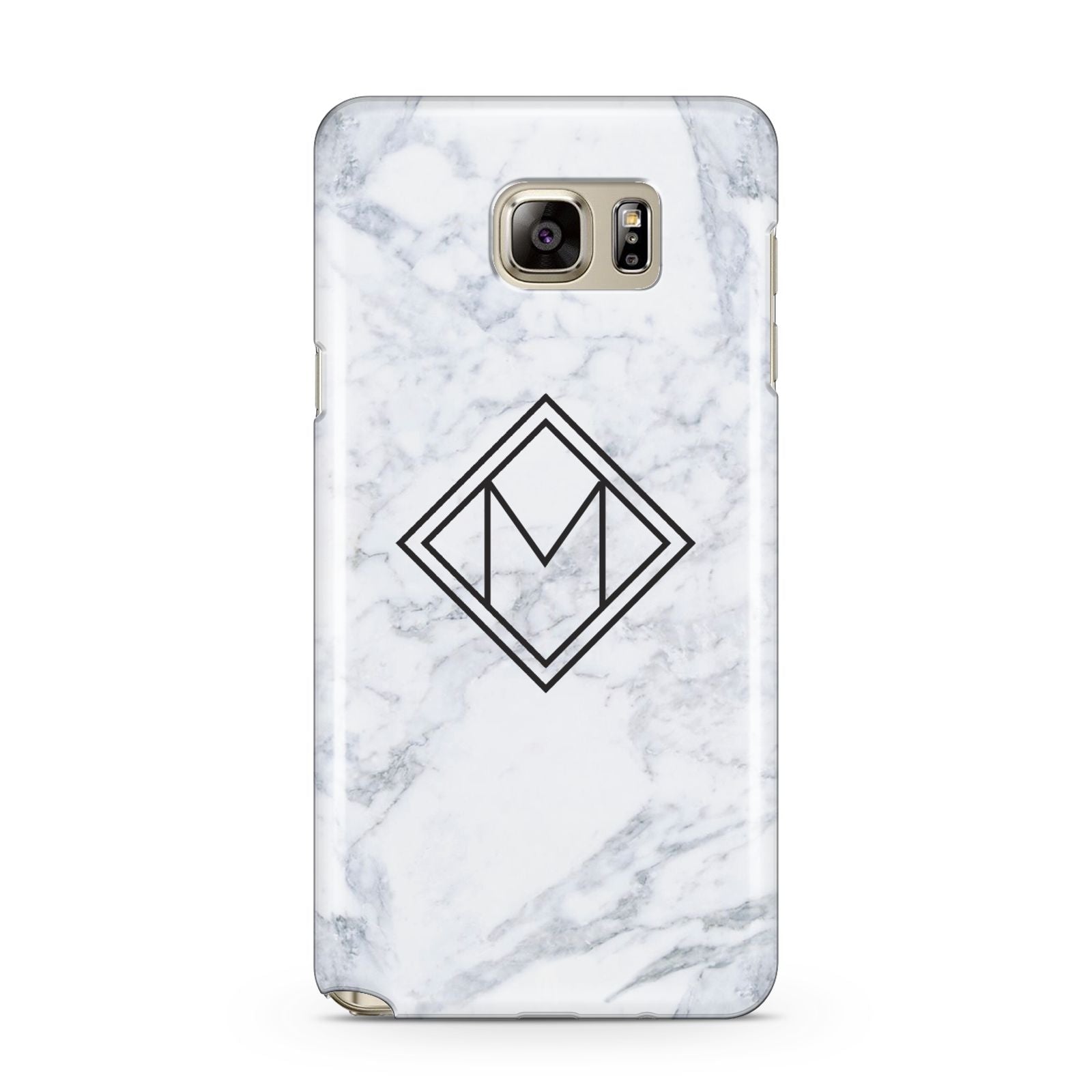 Personalised Marble Customised Initials Samsung Galaxy Note 5 Case