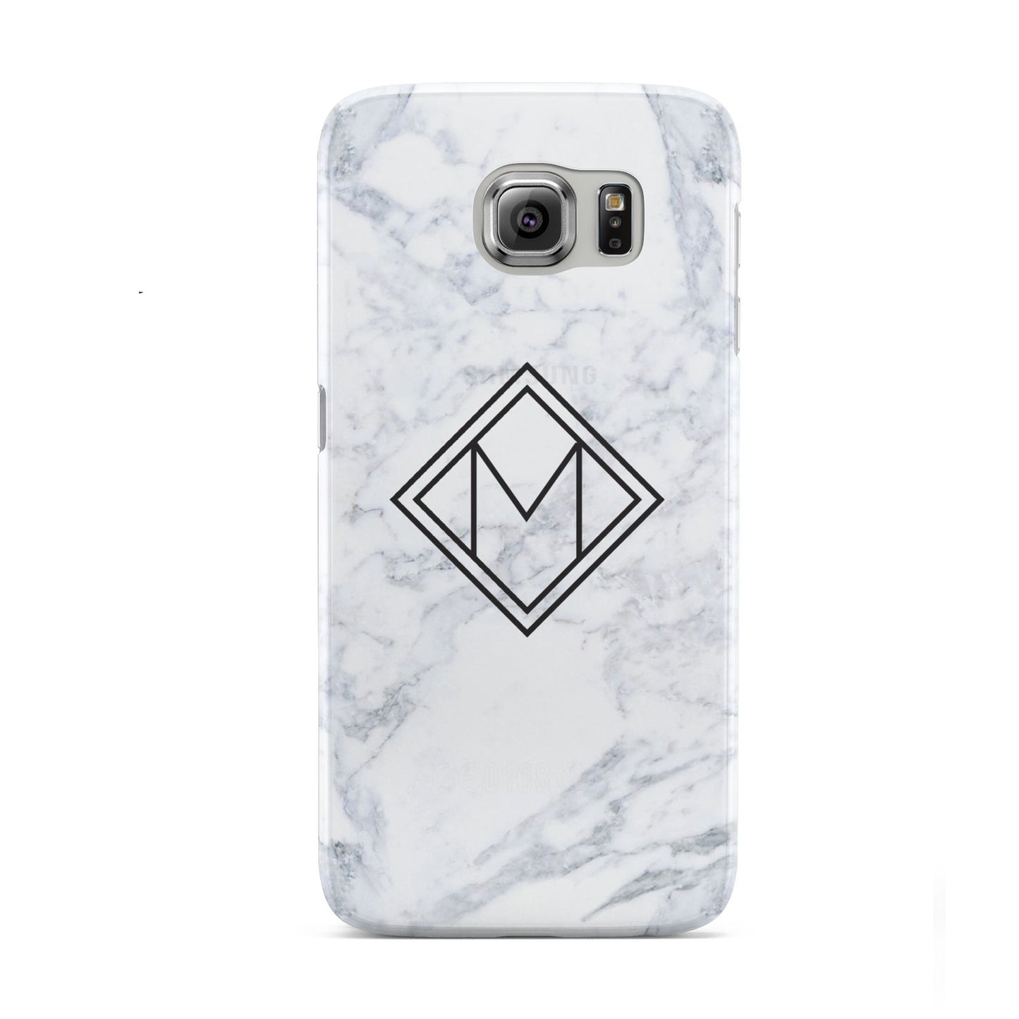 Personalised Marble Customised Initials Samsung Galaxy S6 Case