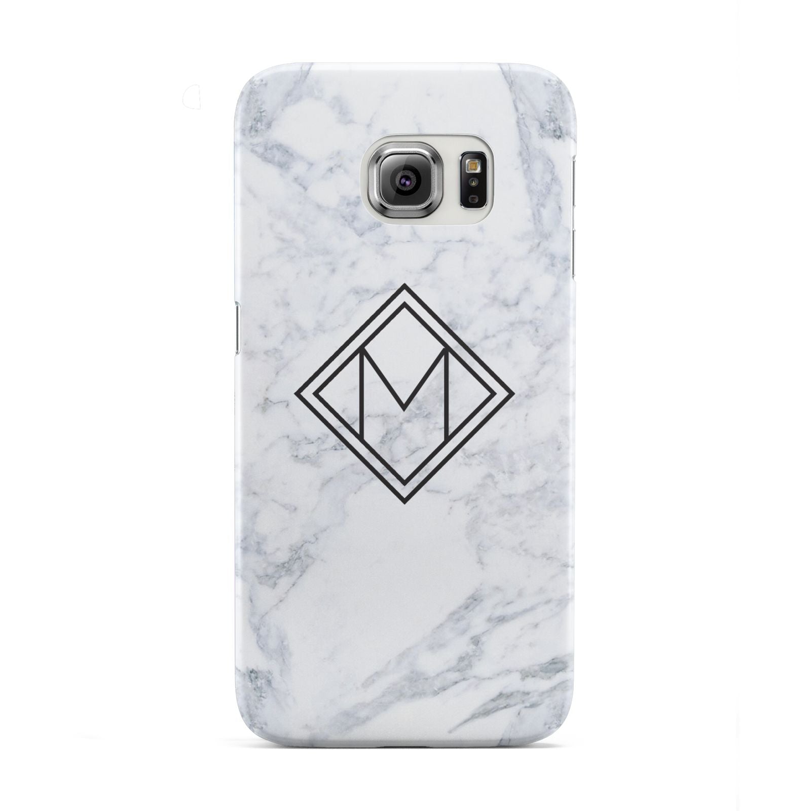 Personalised Marble Customised Initials Samsung Galaxy S6 Edge Case