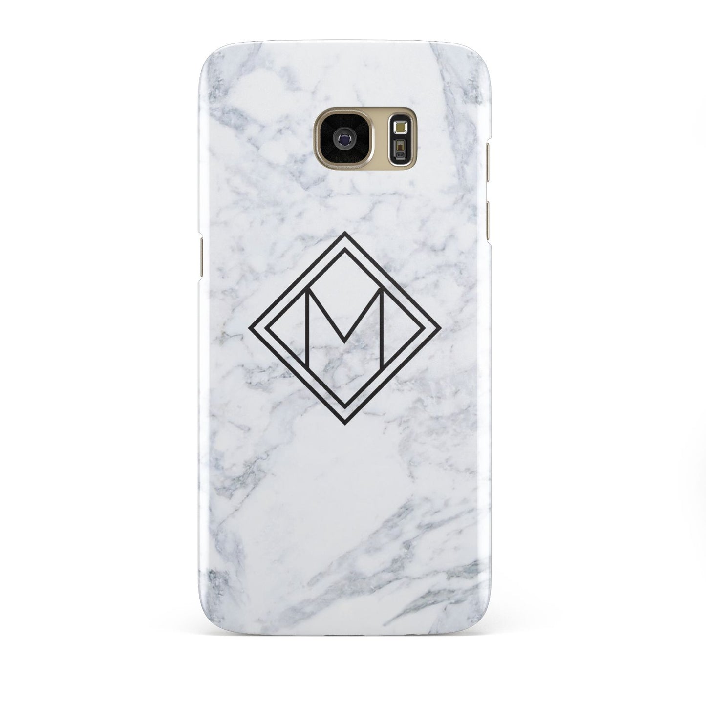 Personalised Marble Customised Initials Samsung Galaxy S7 Edge Case