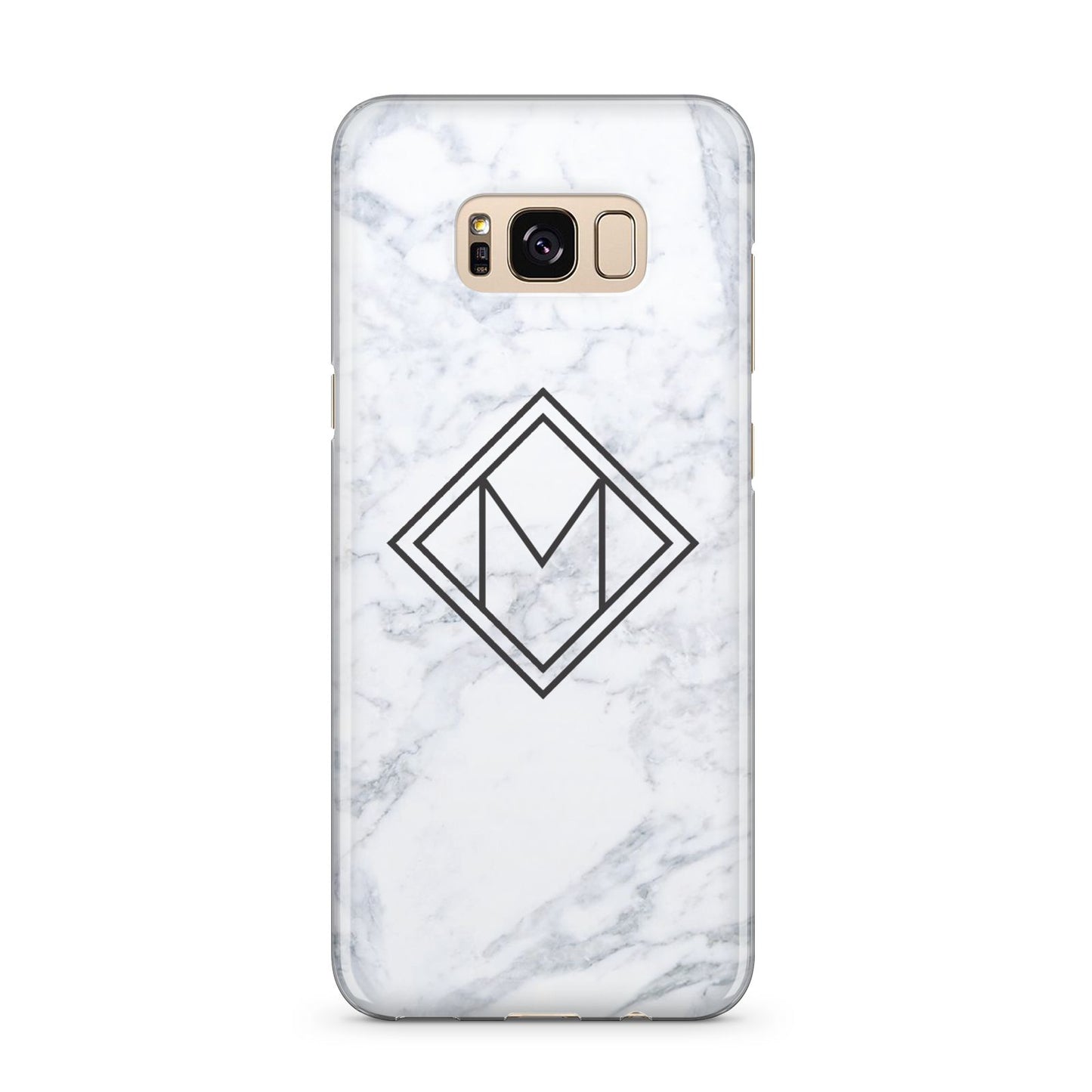 Personalised Marble Customised Initials Samsung Galaxy S8 Plus Case