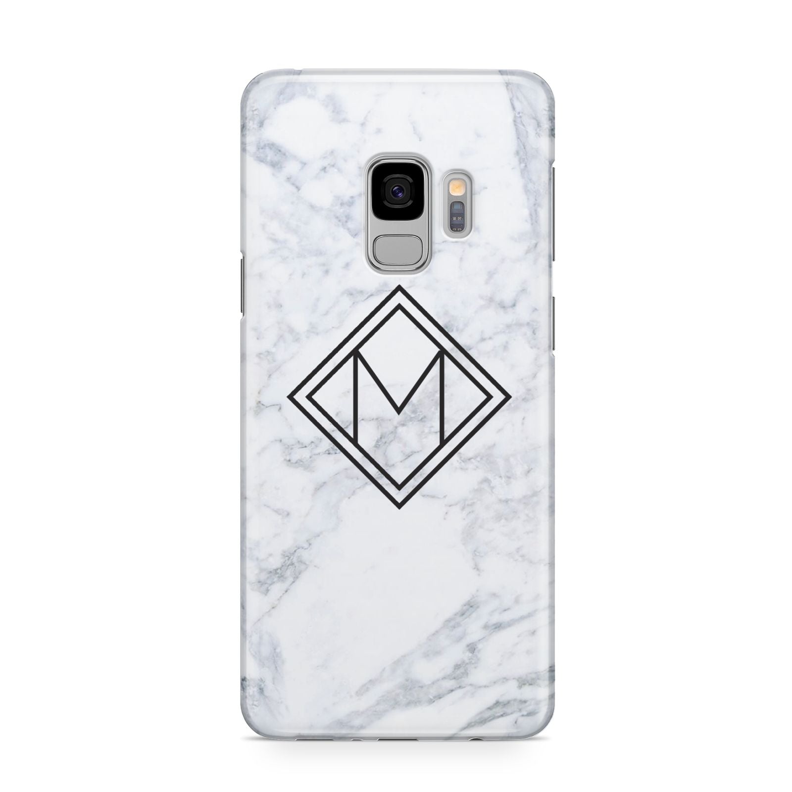 Personalised Marble Customised Initials Samsung Galaxy S9 Case