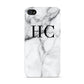 Personalised Marble Effect Initials Monogram Apple iPhone 4s Case