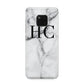 Personalised Marble Effect Initials Monogram Huawei Mate 20 Pro Phone Case