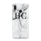 Personalised Marble Effect Initials Monogram Huawei Nova 3 Phone Case