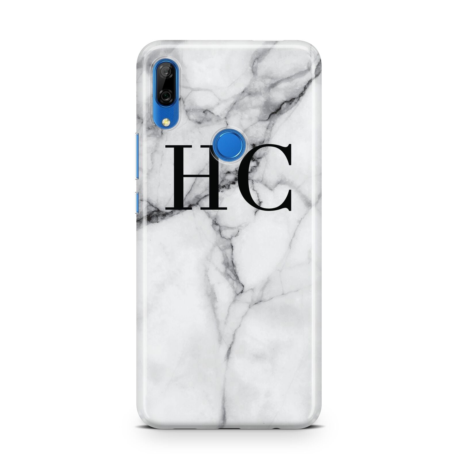 Personalised Marble Effect Initials Monogram Huawei P Smart Z