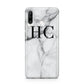Personalised Marble Effect Initials Monogram Huawei P30 Lite Phone Case