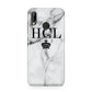 Personalised Marble Initials Crown Custom Huawei P20 Lite Phone Case
