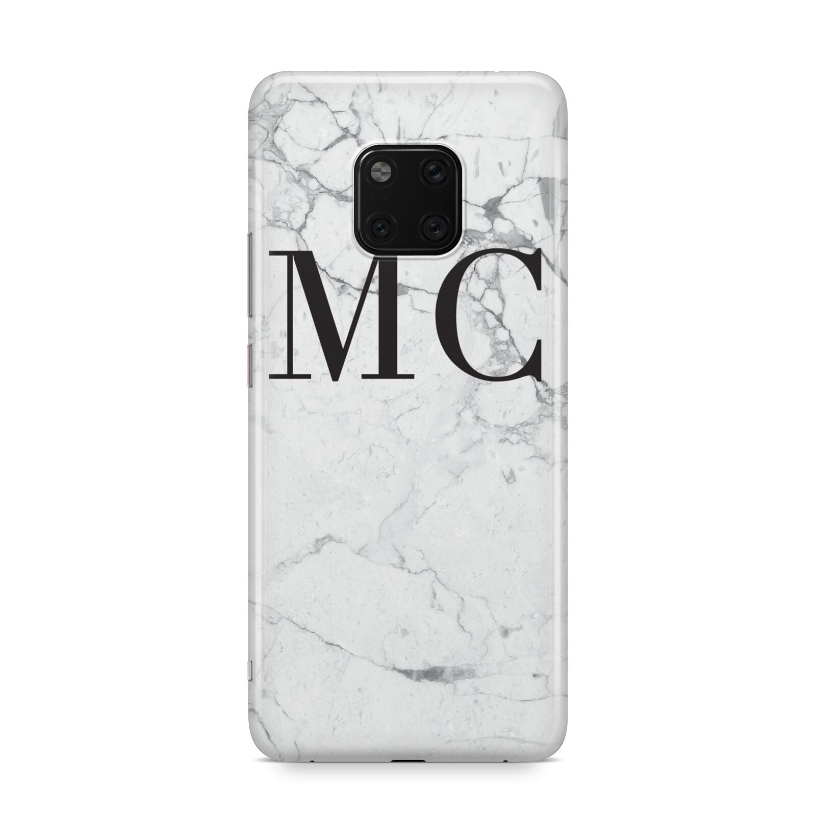 Personalised Marble Initials Huawei Mate 20 Pro Phone Case