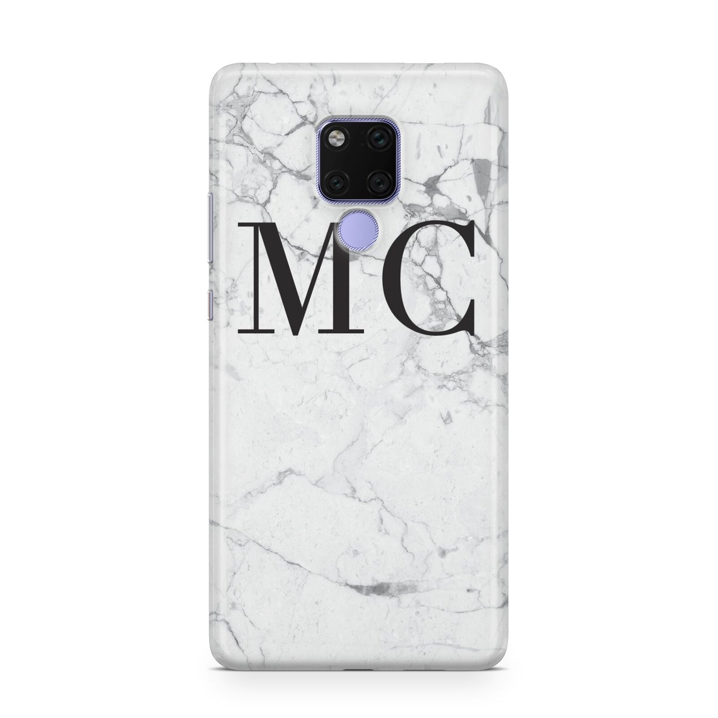 Personalised Marble Initials Huawei Mate 20X Phone Case