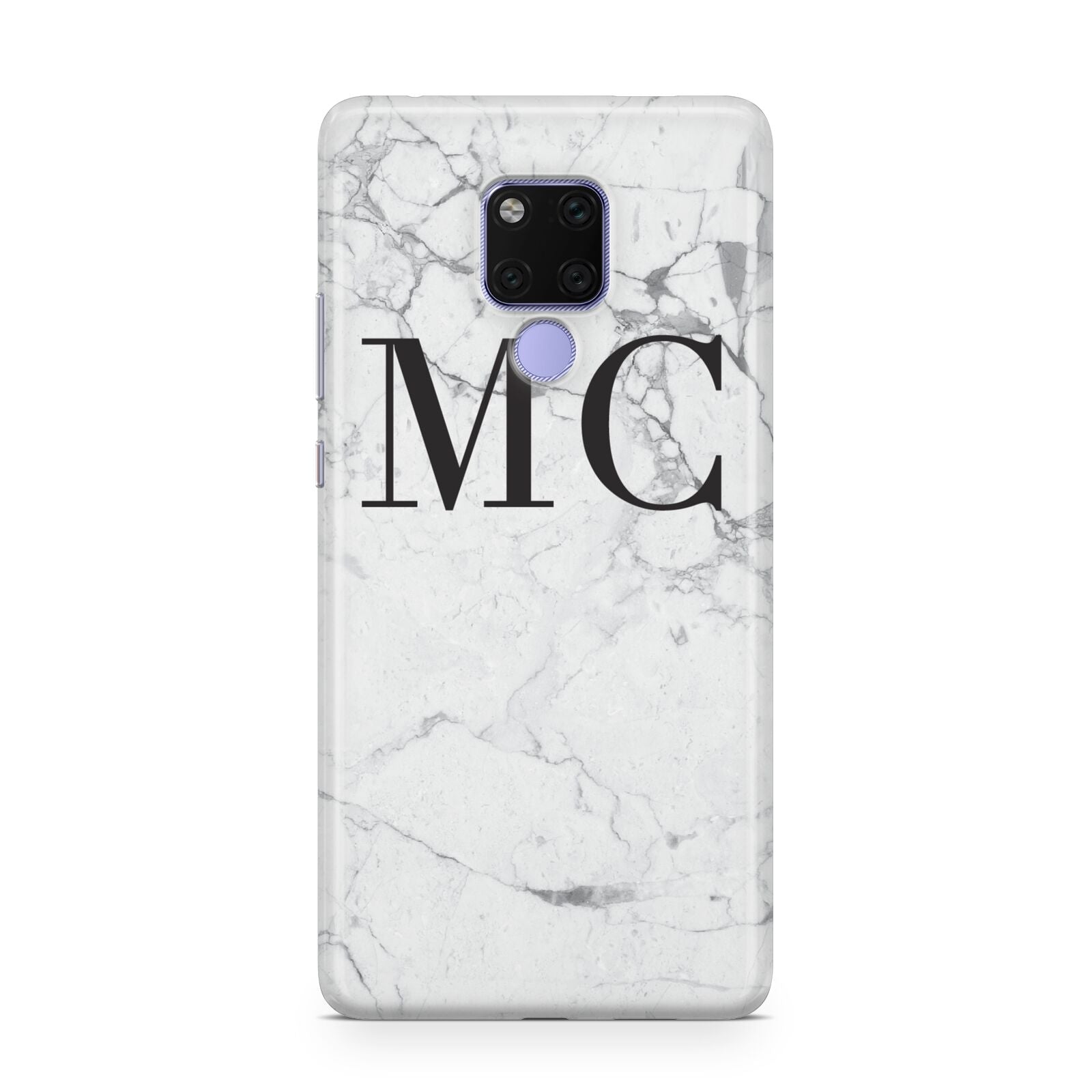 Personalised Marble Initials Huawei Mate 20X Phone Case