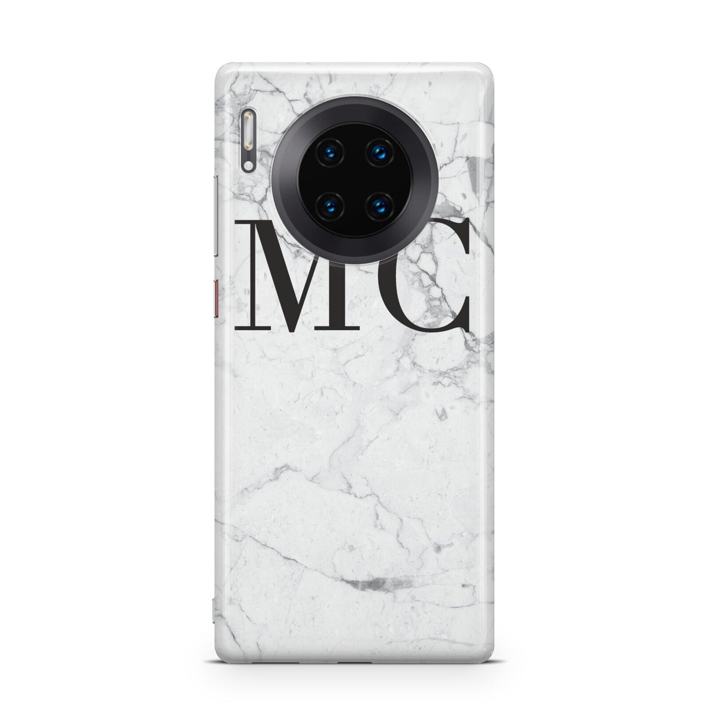 Personalised Marble Initials Huawei Mate 30 Pro Phone Case