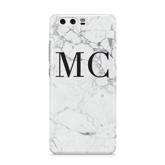 Personalised Marble Initials Huawei P10 Phone Case