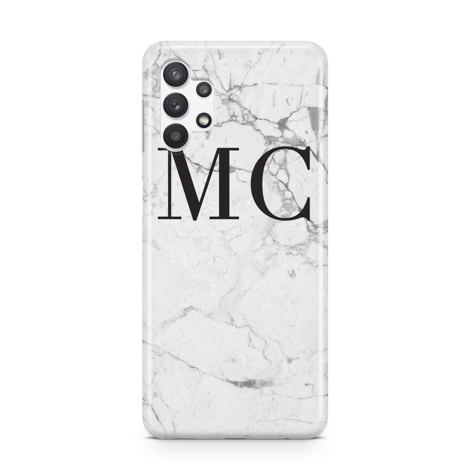 Personalised Marble Initials Samsung A32 5G Case