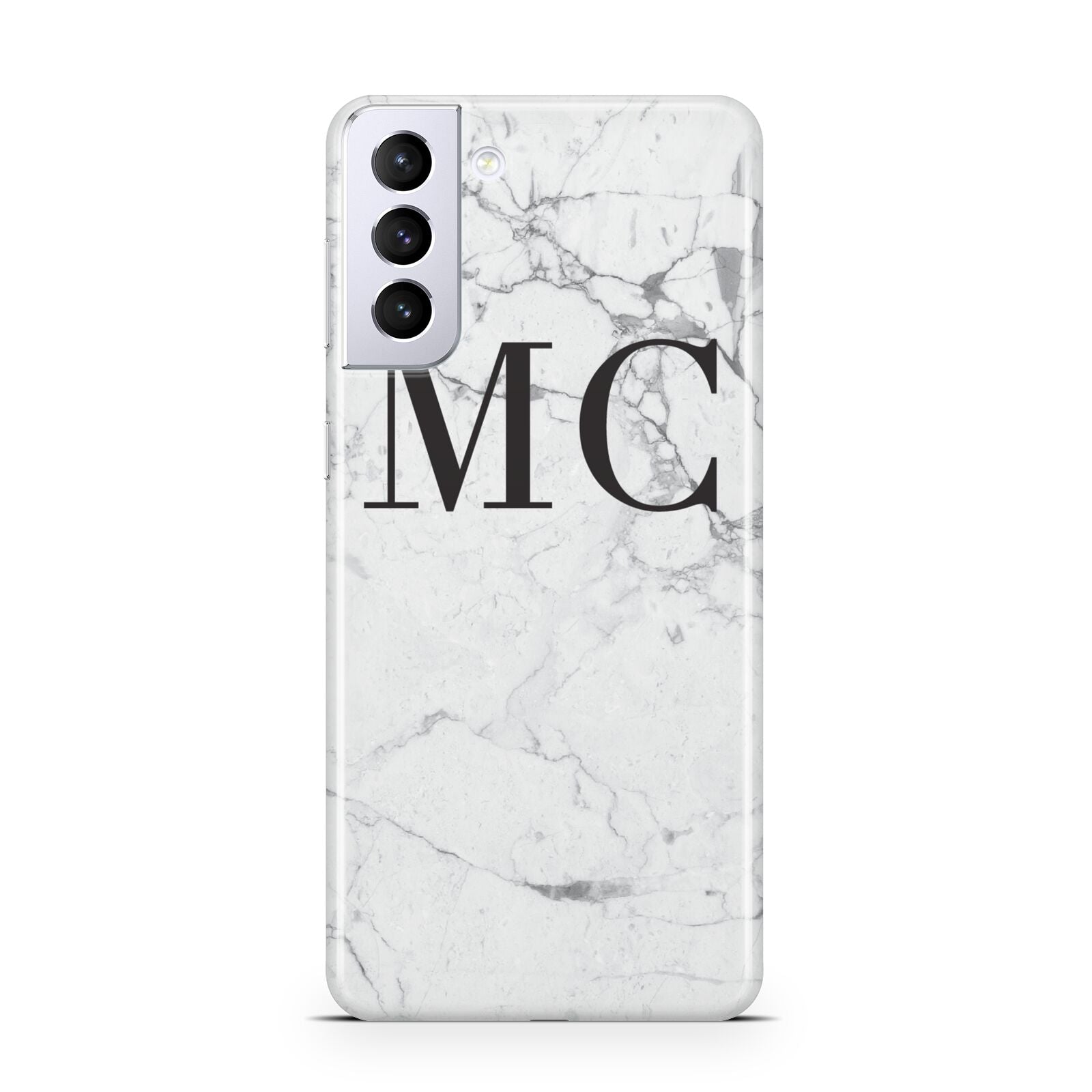 Personalised Marble Initials Samsung S21 Plus Case