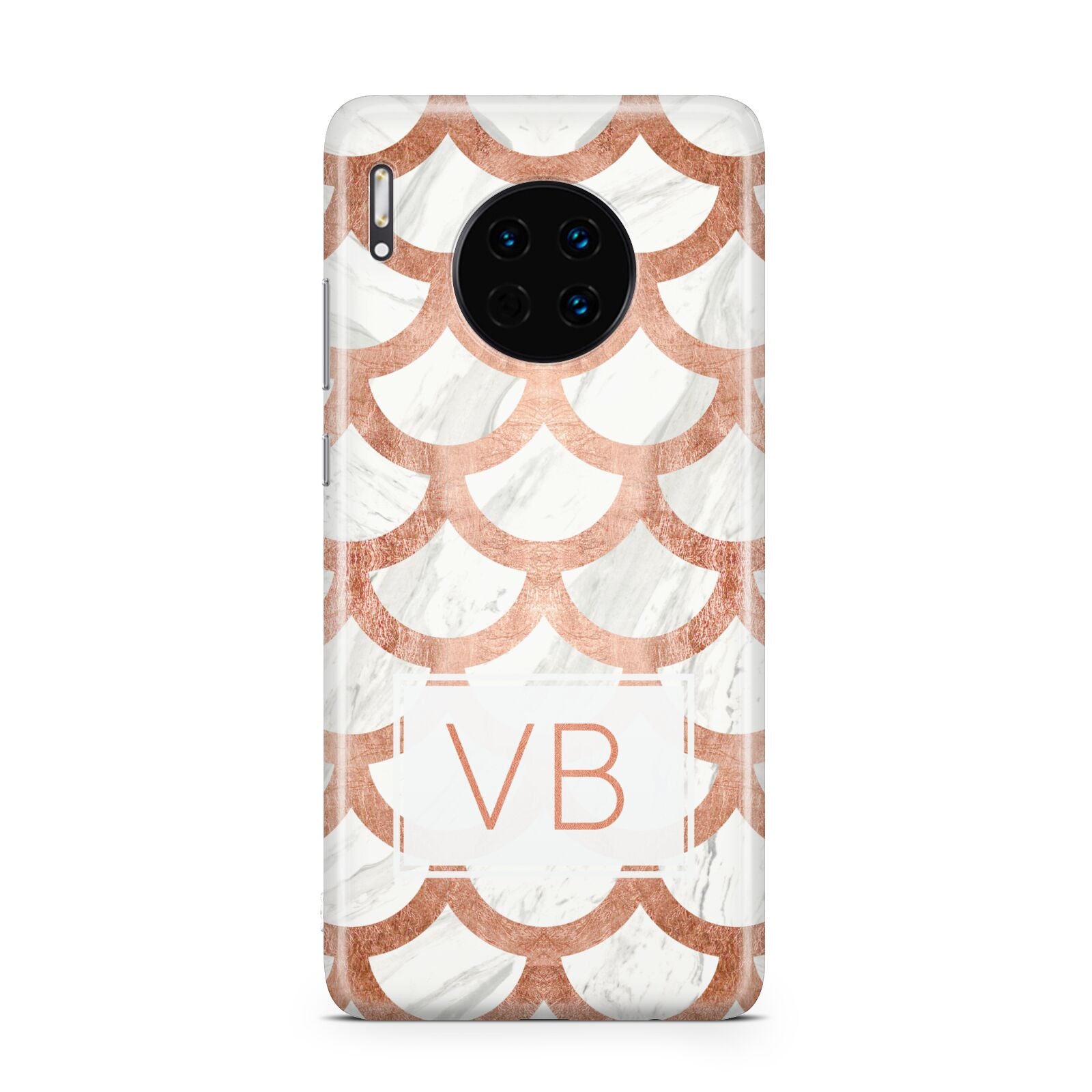 Personalised Marble Initials Scales Huawei Mate 30