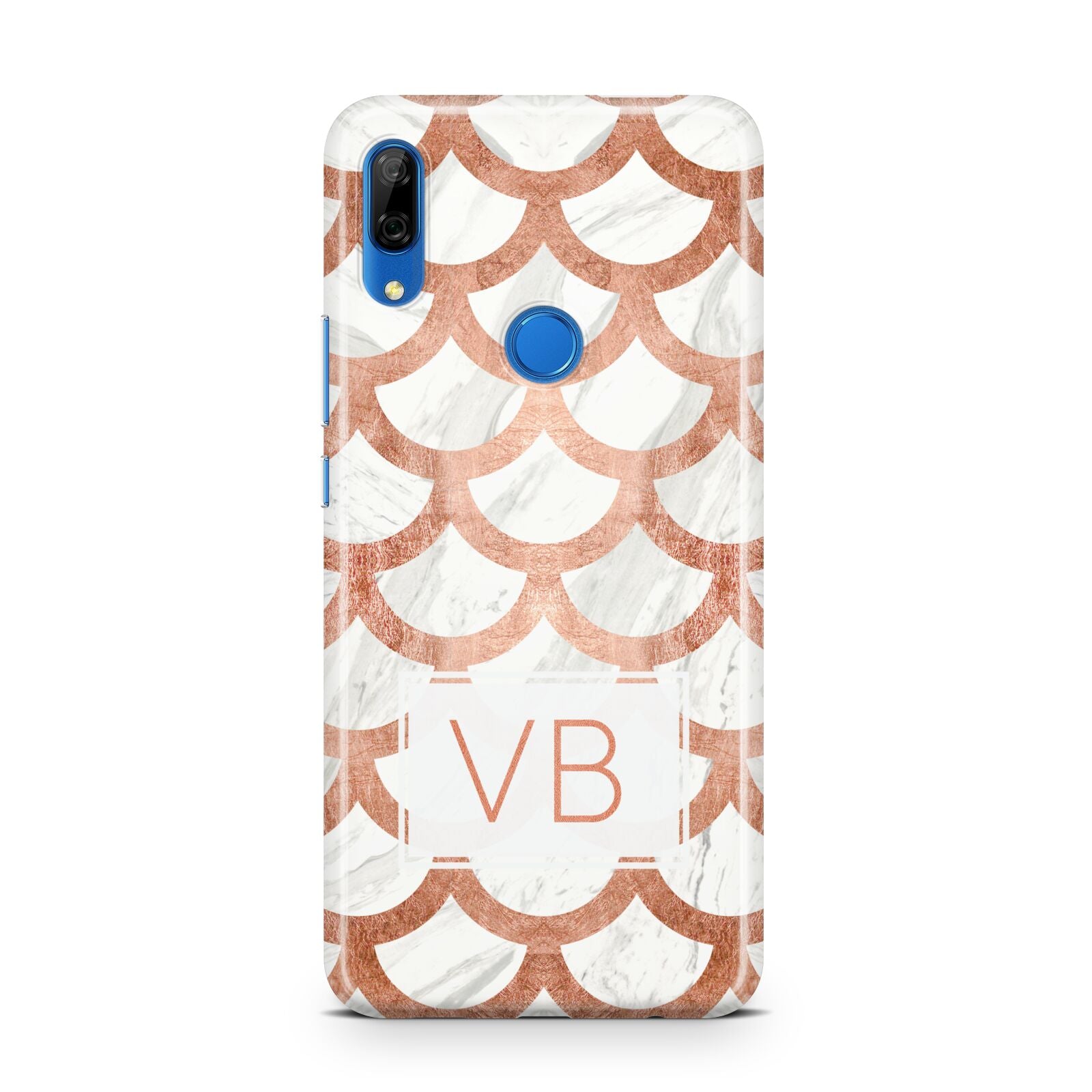 Personalised Marble Initials Scales Huawei P Smart Z