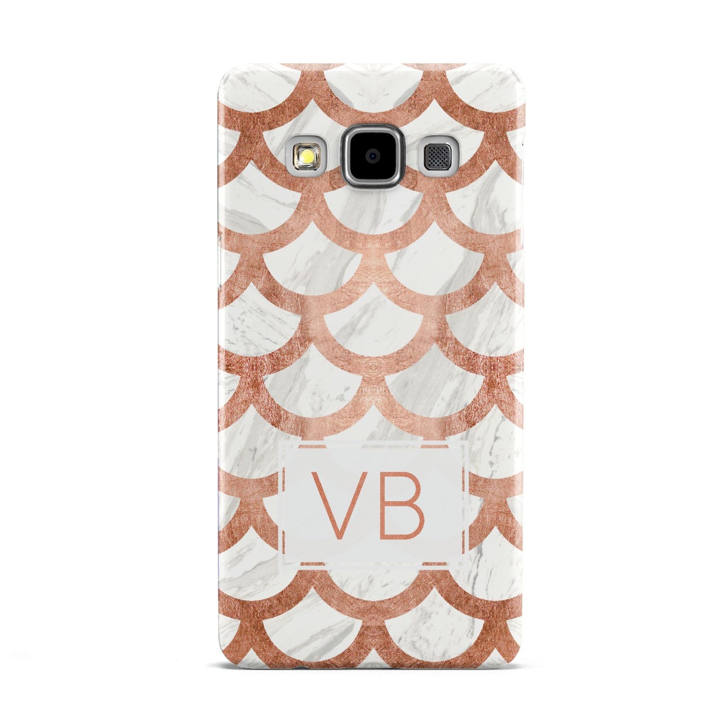 Personalised Marble Initials Scales Samsung Galaxy A5 Case