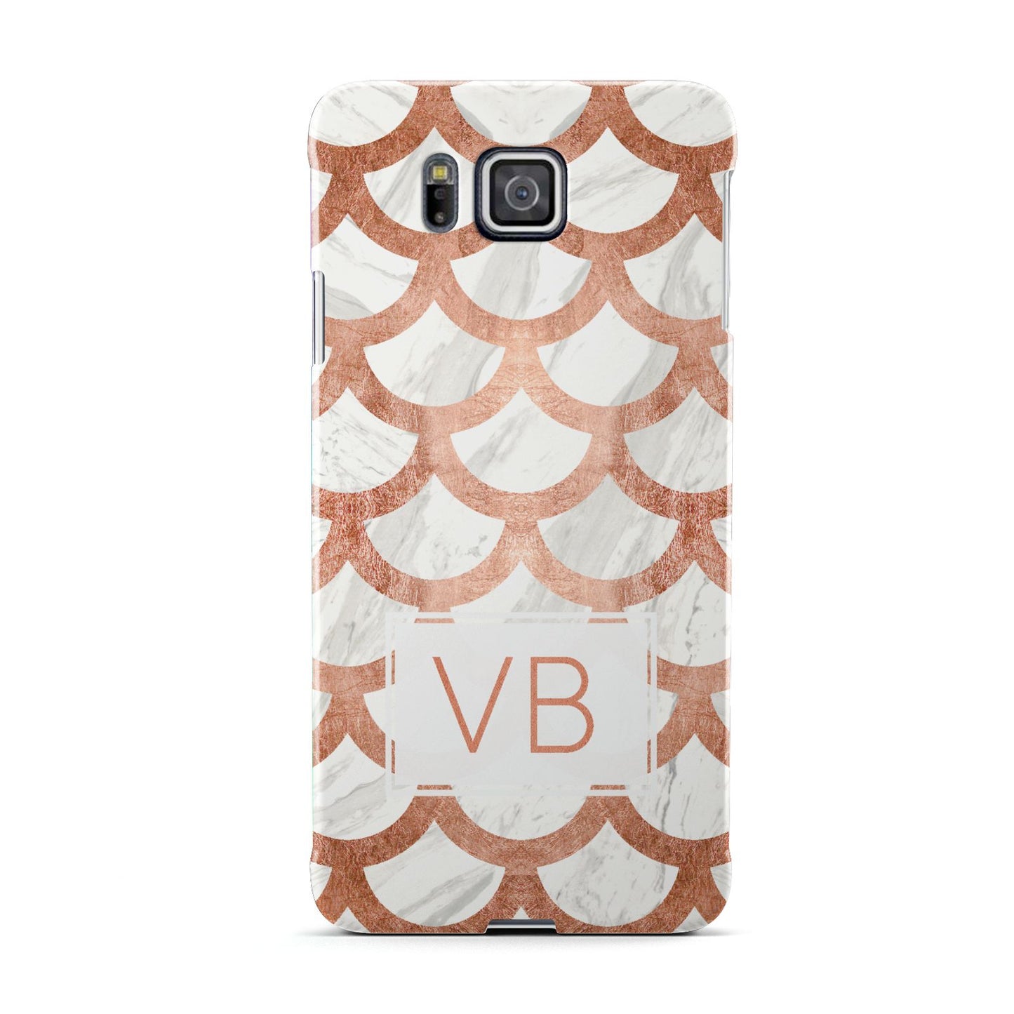 Personalised Marble Initials Scales Samsung Galaxy Alpha Case