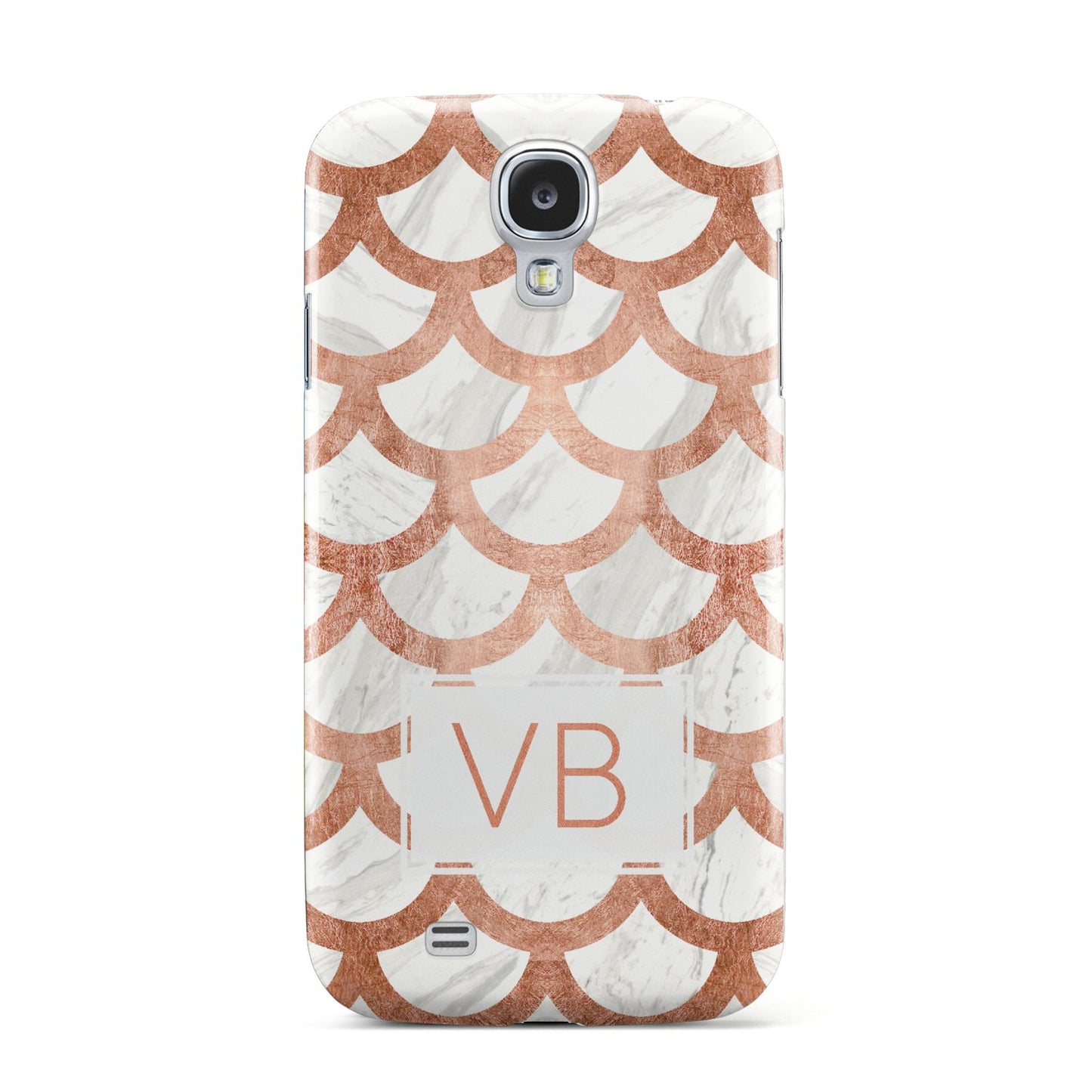 Personalised Marble Initials Scales Samsung Galaxy S4 Case