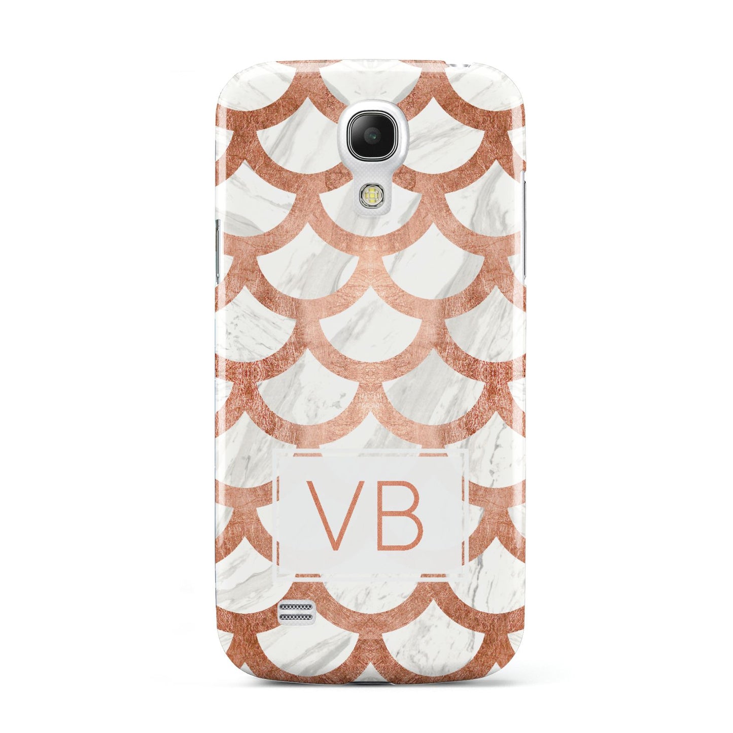 Personalised Marble Initials Scales Samsung Galaxy S4 Mini Case