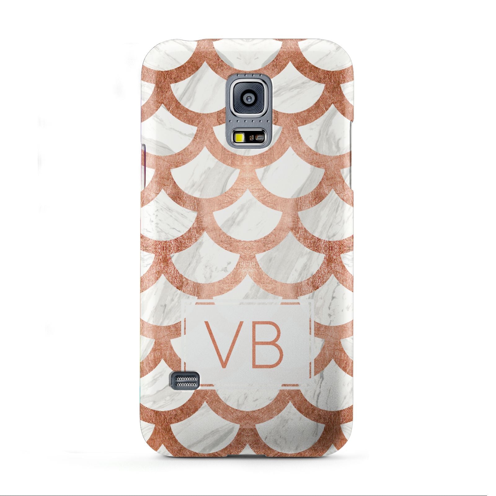 Personalised Marble Initials Scales Samsung Galaxy S5 Mini Case