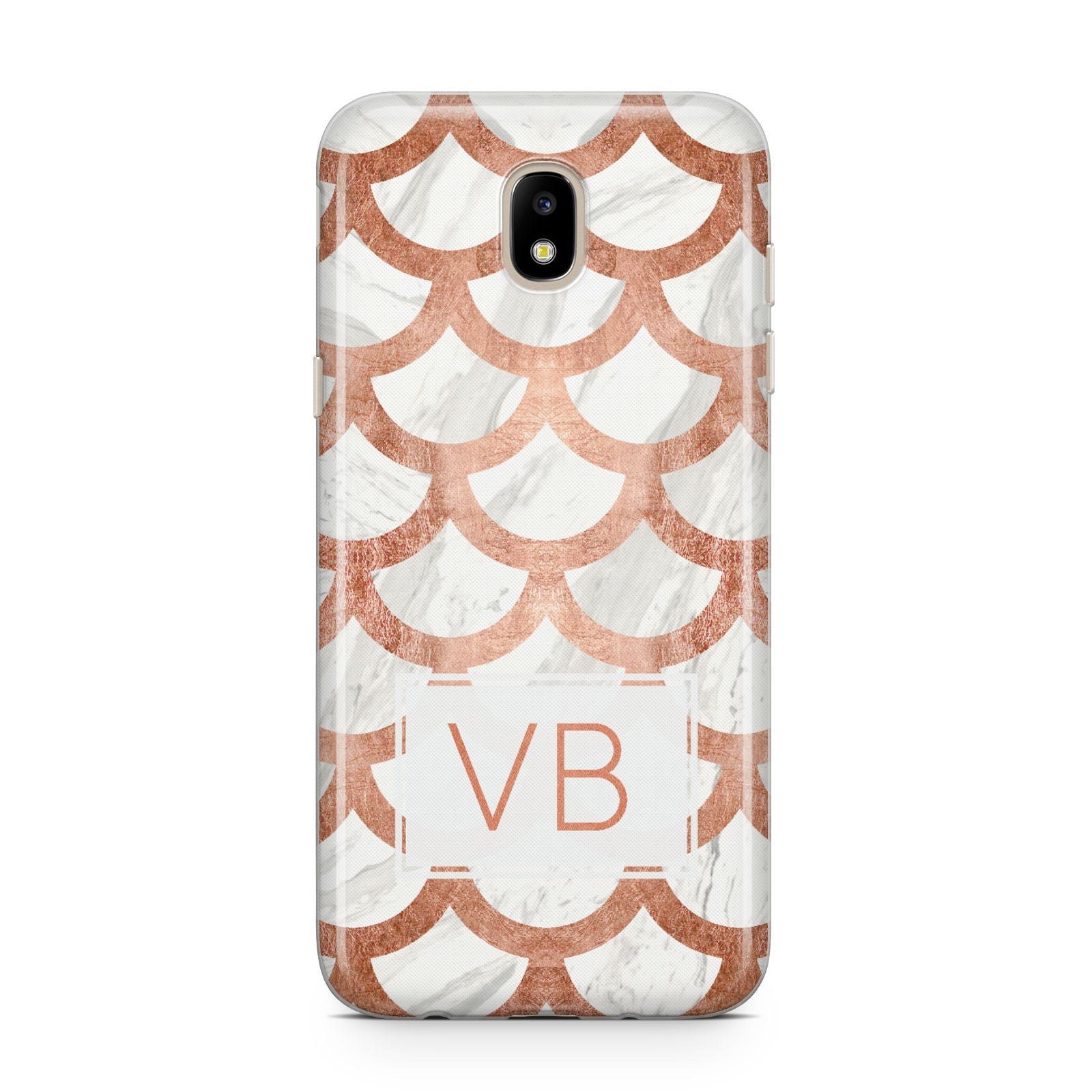 Personalised Marble Initials Scales Samsung J5 2017 Case