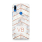 Personalised Marble Initials Shapes Huawei P Smart Z