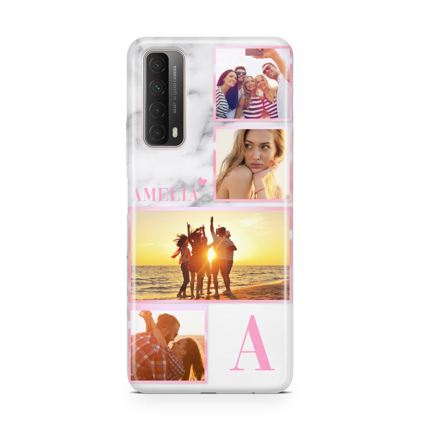 Personalised Marble Photo Collage Huawei P Smart 2021