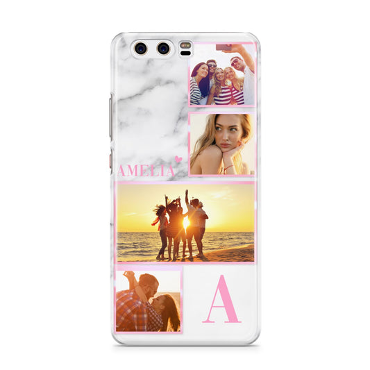 Personalised Marble Photo Collage Huawei P10 Phone Case