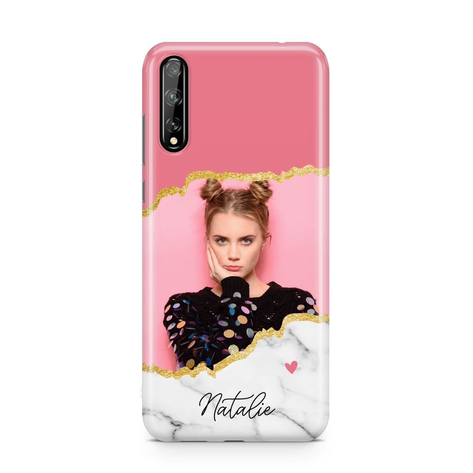 Personalised Marble Photo Huawei Enjoy 10s Phone Case