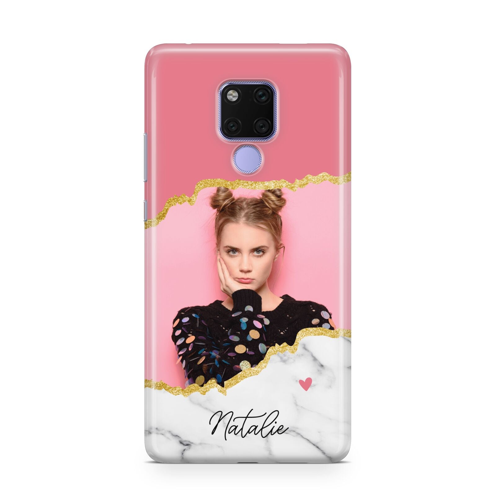 Personalised Marble Photo Huawei Mate 20X Phone Case