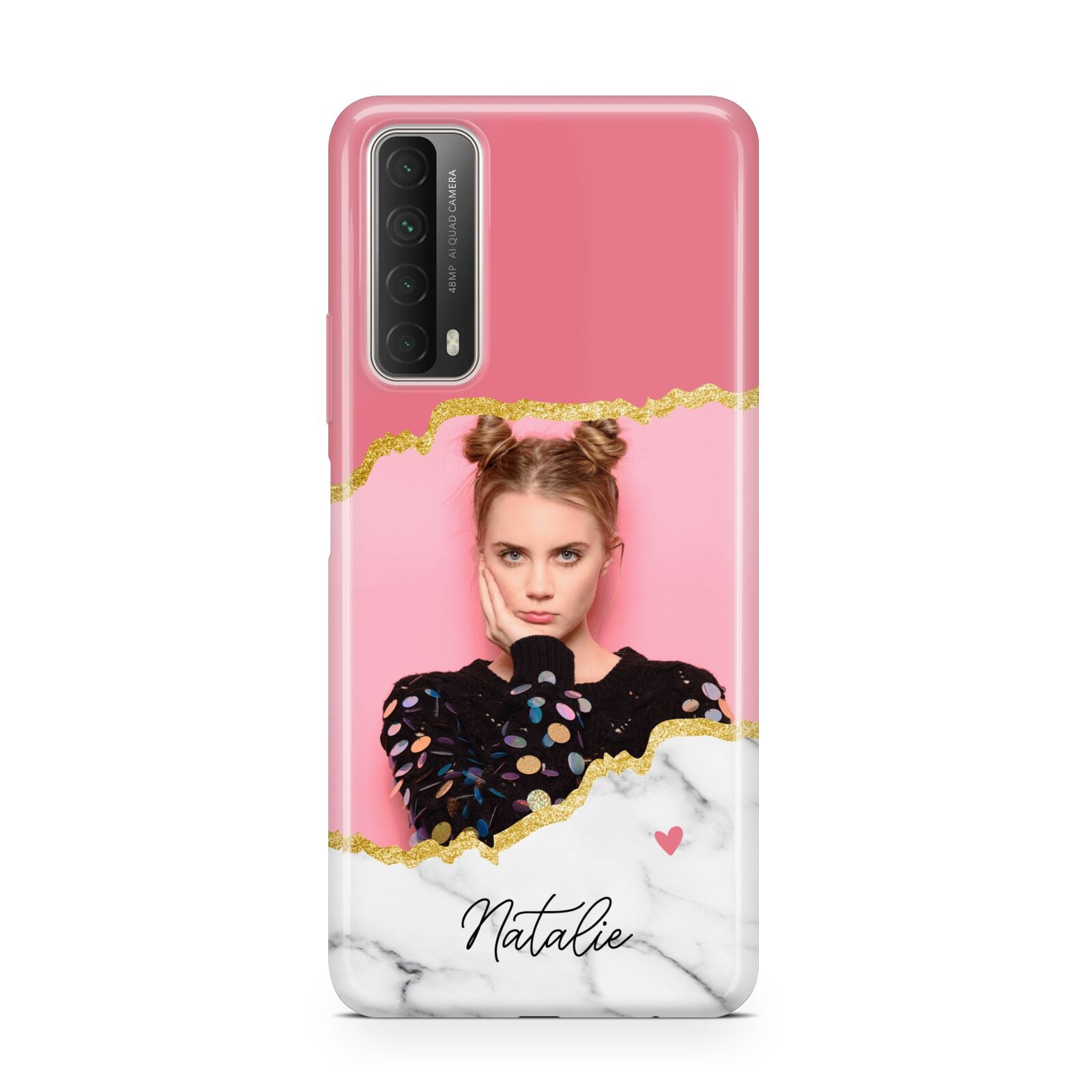 Personalised Marble Photo Huawei P Smart 2021