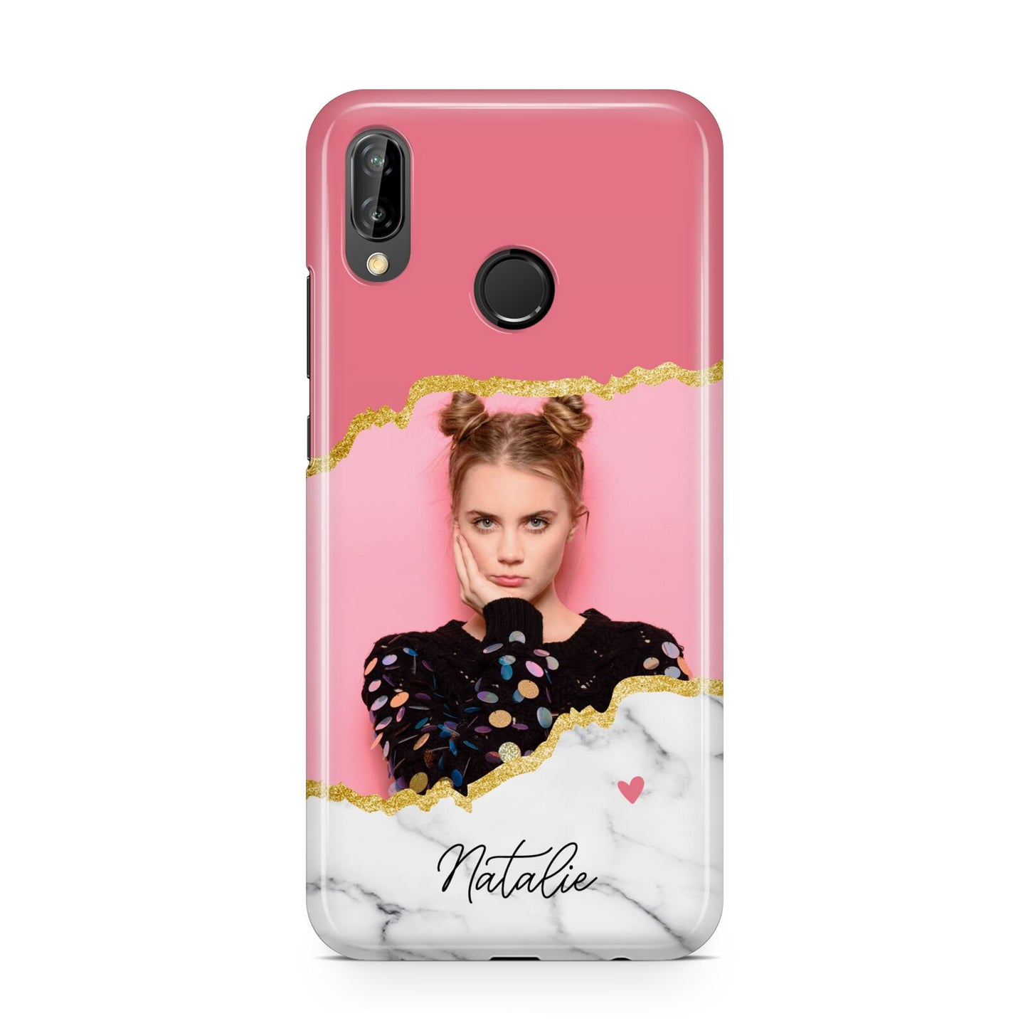 Personalised Marble Photo Huawei P20 Lite Phone Case