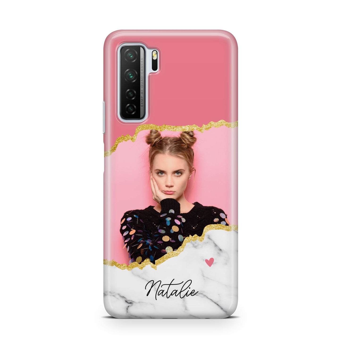 Personalised Marble Photo Huawei P40 Lite 5G Phone Case