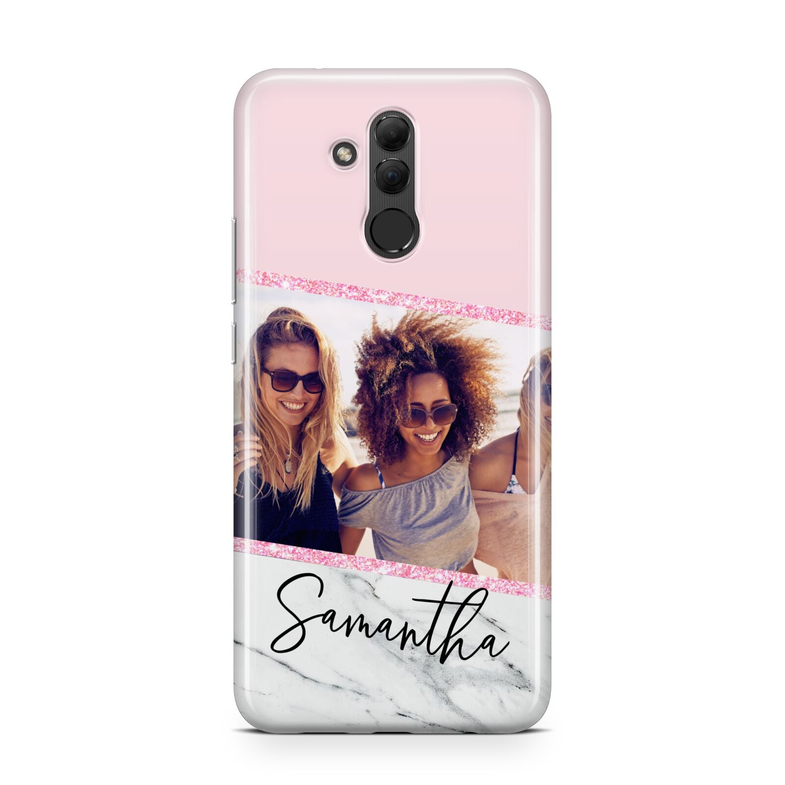 Personalised Marble Photo Name Huawei Mate 20 Lite