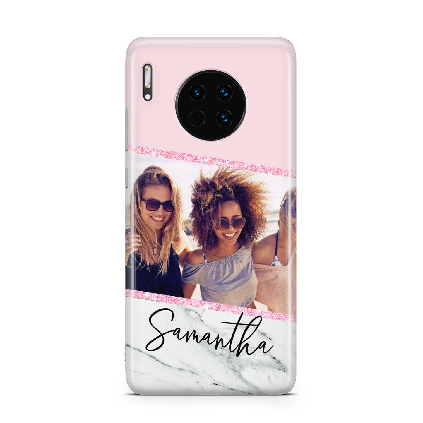 Personalised Marble Photo Name Huawei Mate 30