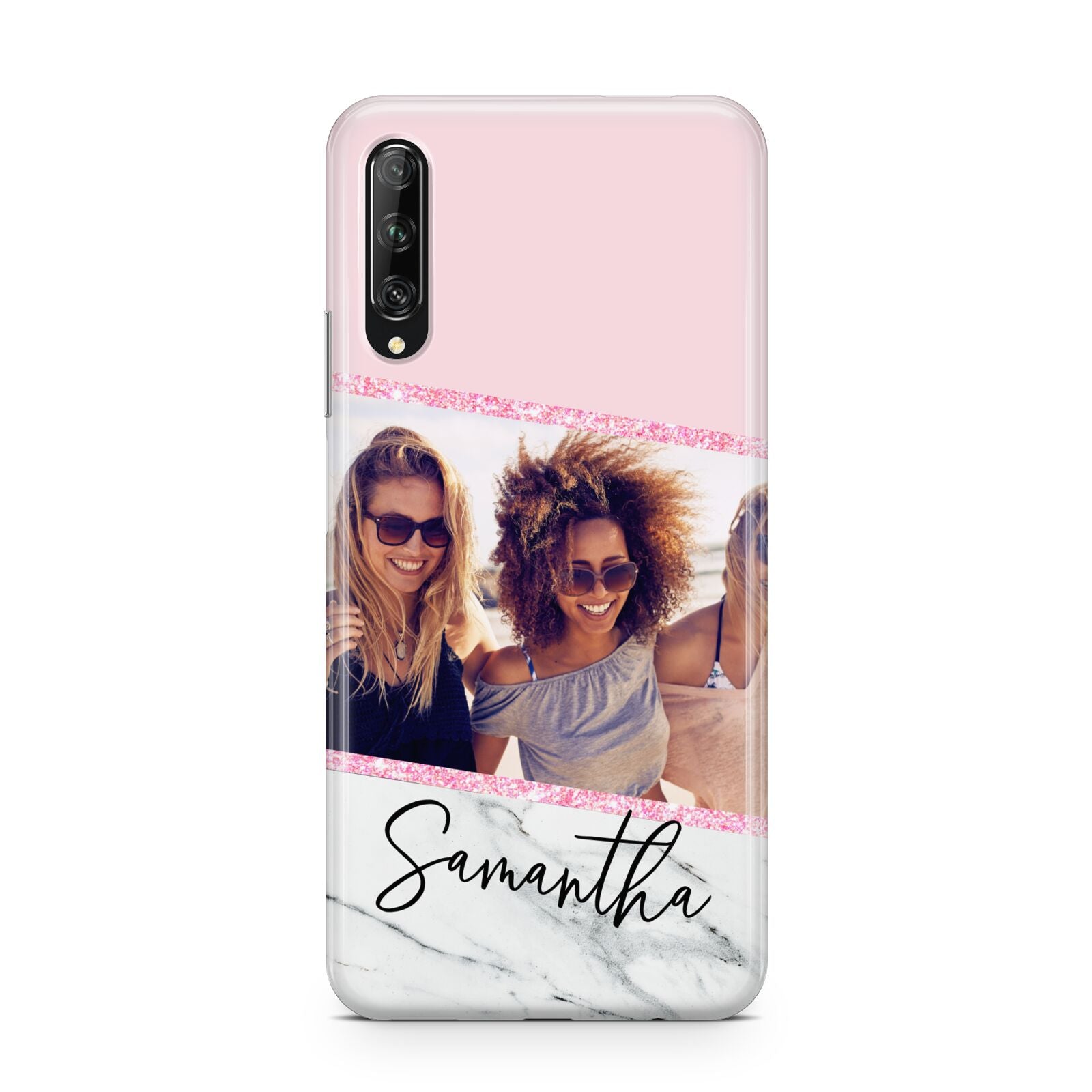 Personalised Marble Photo Name Huawei P Smart Pro 2019