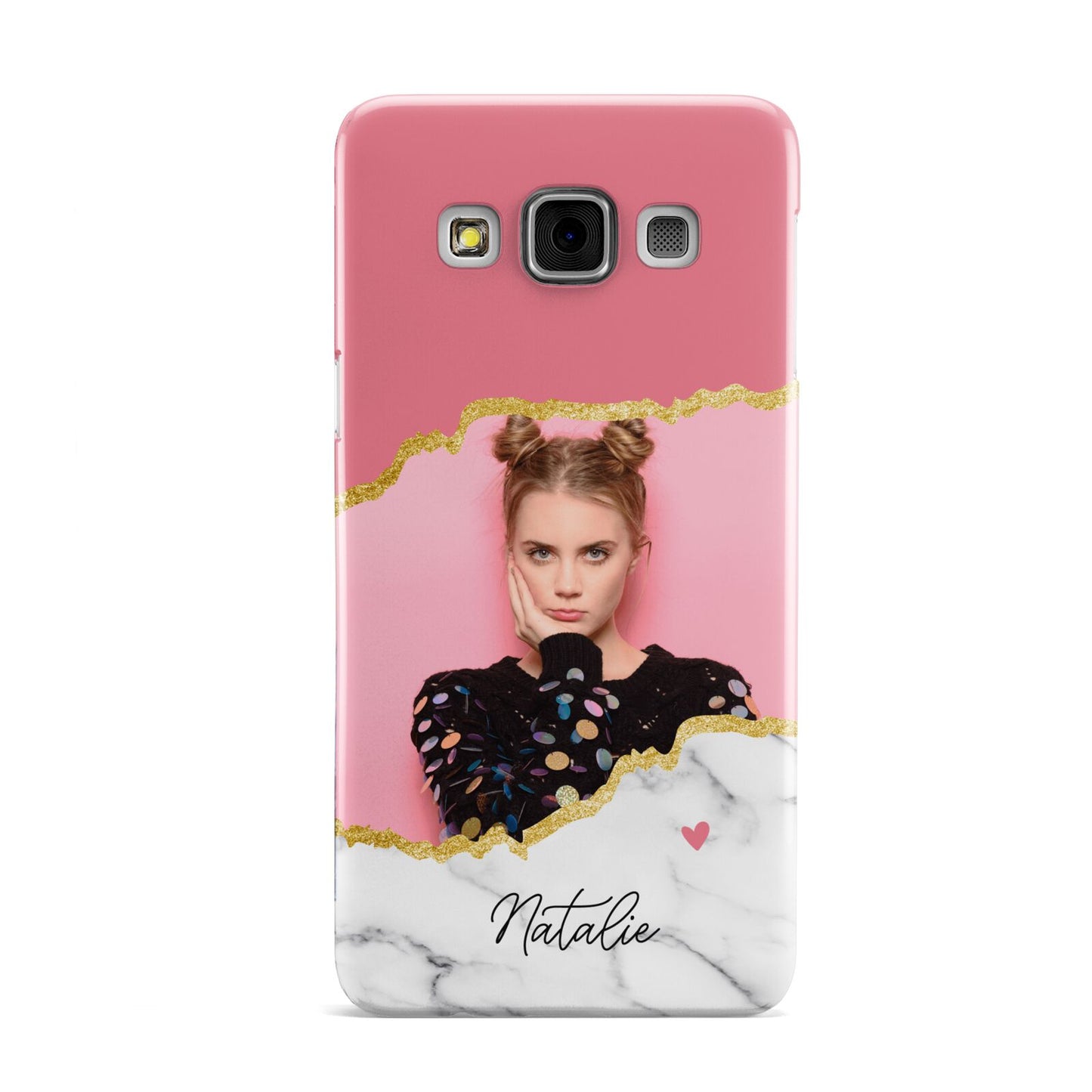 Personalised Marble Photo Samsung Galaxy A3 Case